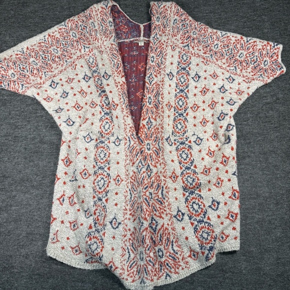 Lucky Brand Red and Blue Patterned Tunic - Picture 1 of 5